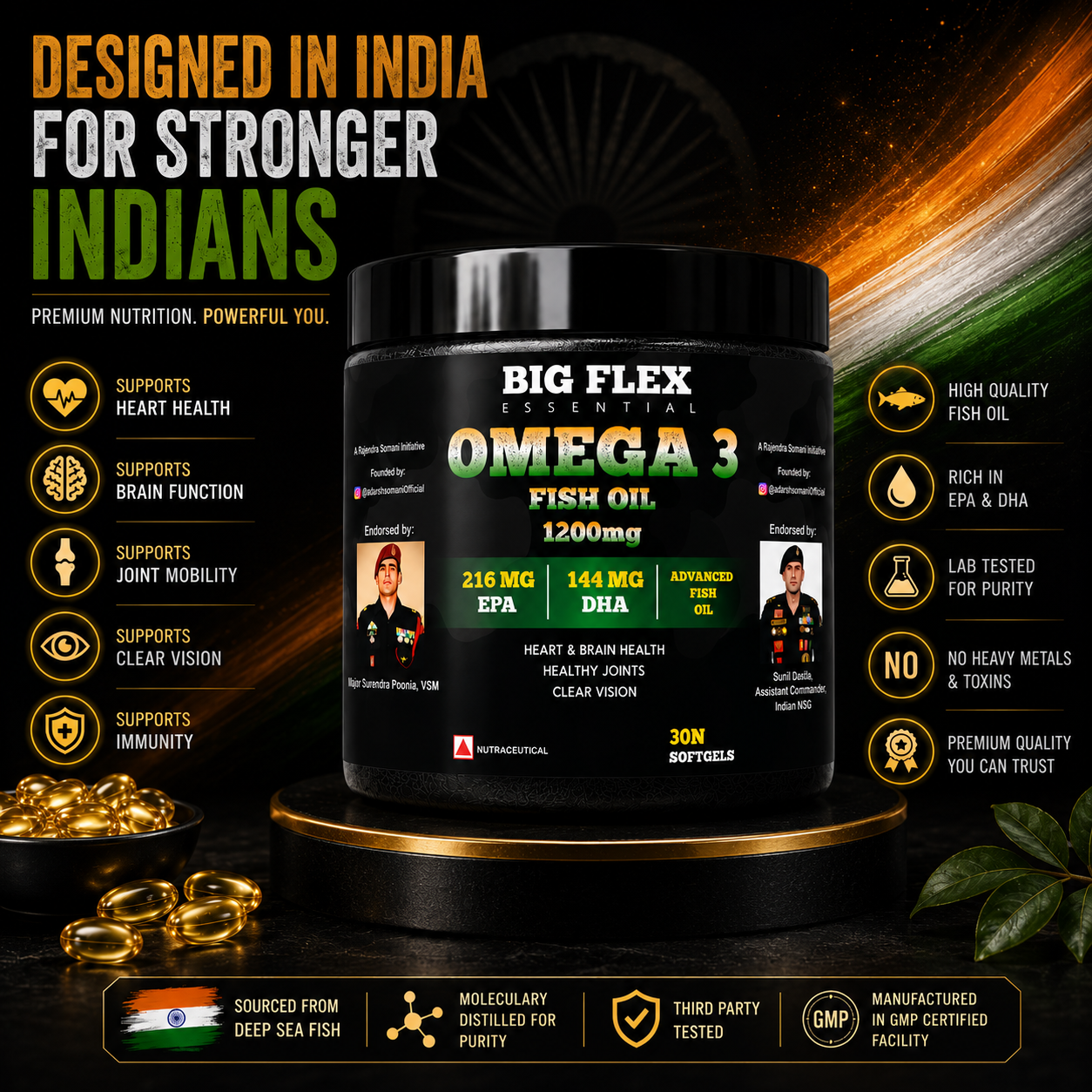Omega 3X TIRANGA