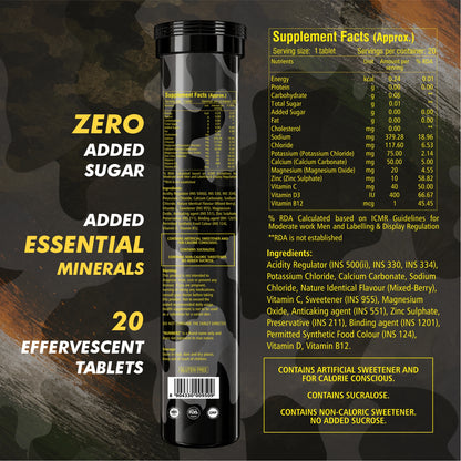 Desh ka Electrolytes Runnerz 20 effervescent tablets boosts instant energy