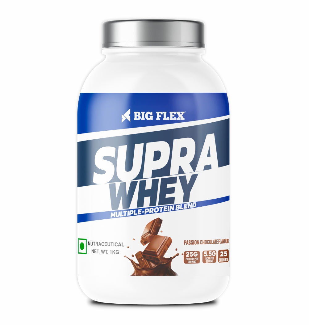 Bigflex Supra Whey Multi-Blend Protein 25g Protein per scoop For Muscle Growth &amp; Recovery