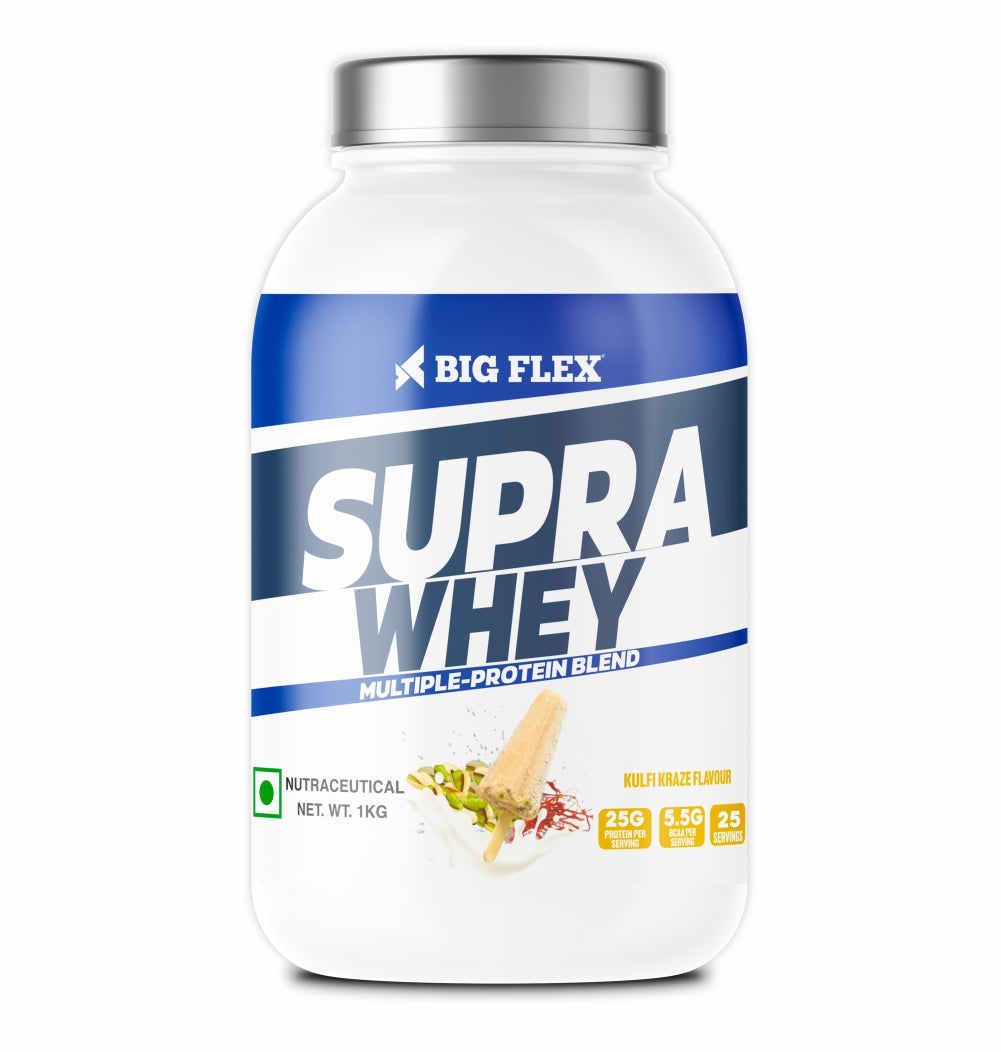 Bigflex Supra Whey Multi-Blend Protein 25g Protein per scoop For Muscle Growth &amp; Recovery