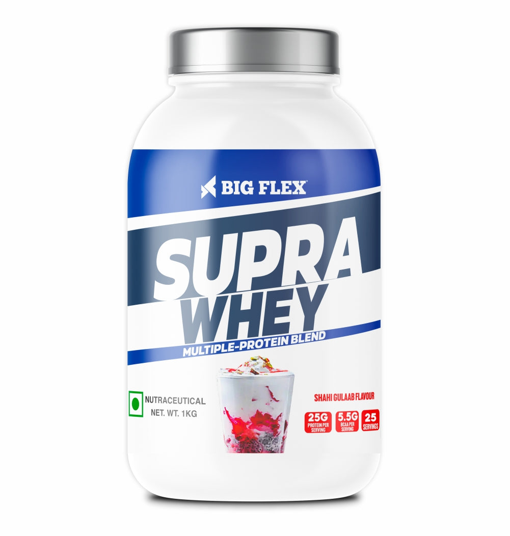 Bigflex Supra Whey Multi-Blend Protein 25g Protein per scoop For Muscle Growth &amp; Recovery