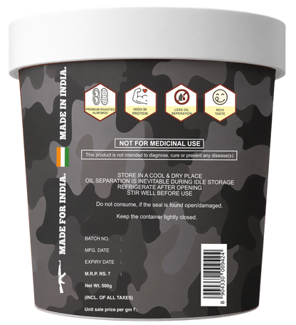 Desh ka Peanut Butter 500g Crunchy Dark Chocolate, 22g Protein to Boost Energy | Tasty &amp; Healthy Nut Butter Spread | Vegan | Cholesterol Free, Gluten Free | Zero Trans Fat