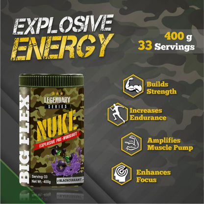 Bigflex Nuke Pre-workout Powder (400 Gm)