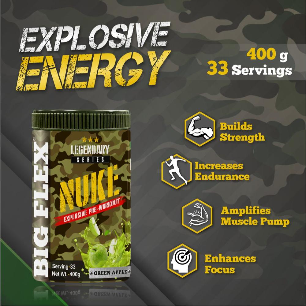 Bigflex Nuke Pre-workout Powder (400 Gm)