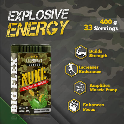 Bigflex Nuke Pre-workout Powder (400 Gm)