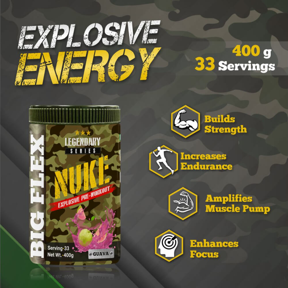 Bigflex Nuke Pre-workout Powder (400 Gm)