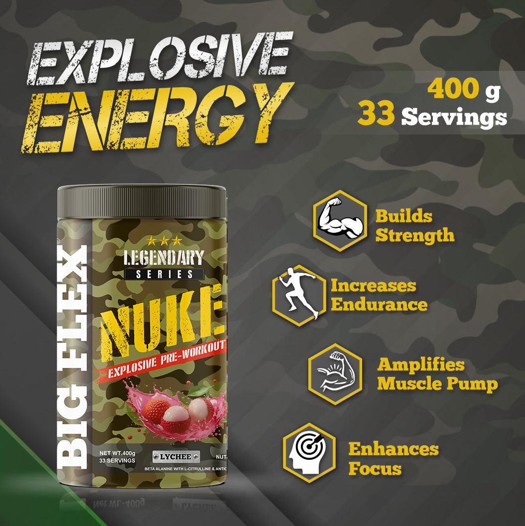 Bigflex Nuke Pre-workout Powder (400 Gm)