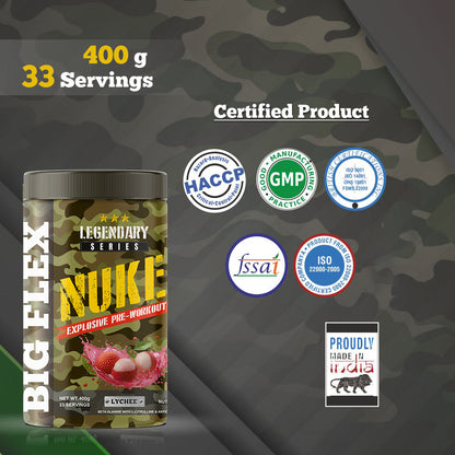 Bigflex Nuke Pre-workout Powder (400 Gm)