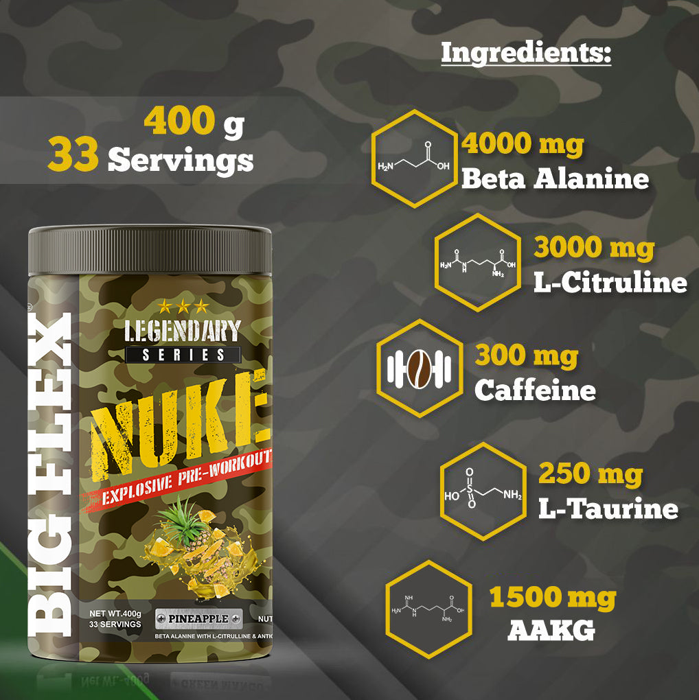 Bigflex Nuke Pre-workout Powder (400 Gm)