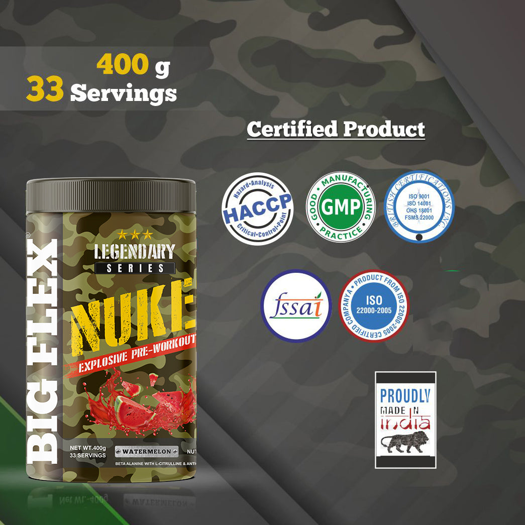 Bigflex Nuke Pre-workout Powder (400 Gm)