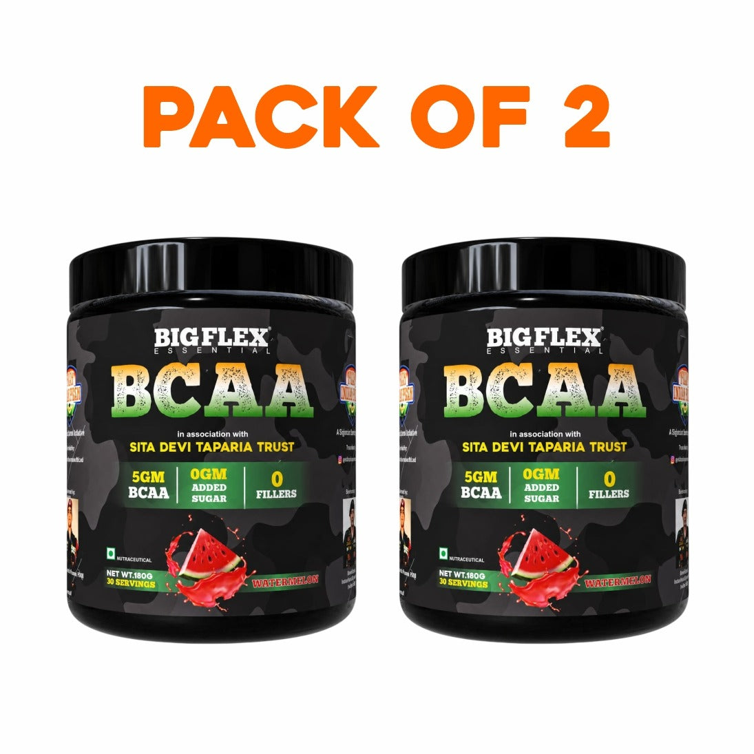Bigflex Desh Ka BCAA Powder 5g Pure Bcaa Per Serving - Total 60 Servings