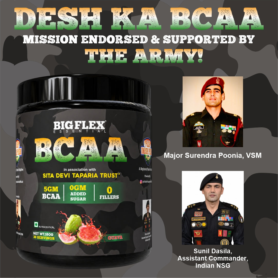 Bigflex Desh Ka BCAA Powder 5g Pure Bcaa Per Serving - Pack of 1