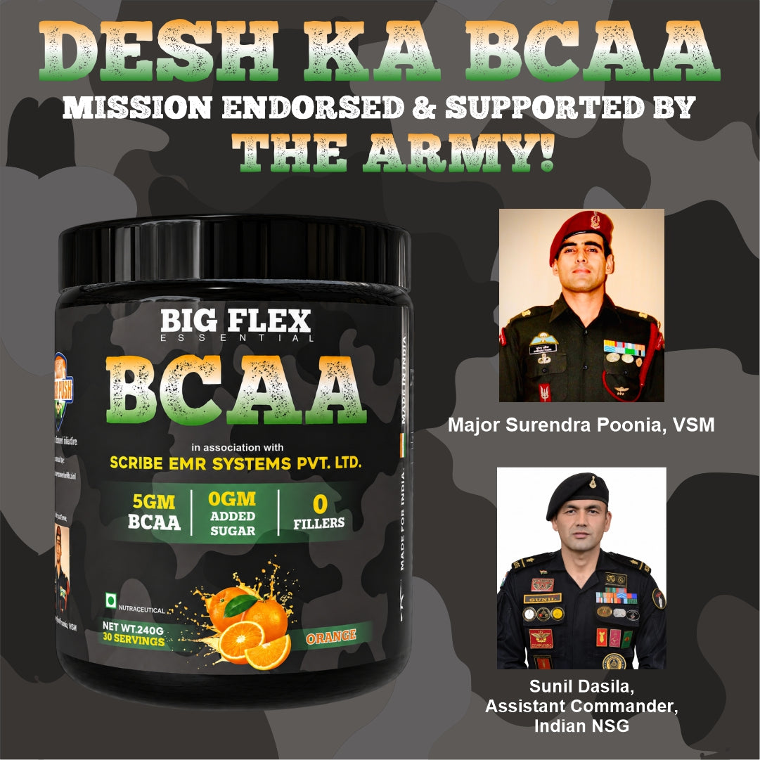 Bigflex Desh Ka BCAA Powder 5g Pure Bcaa Per Serving - Pack of 1