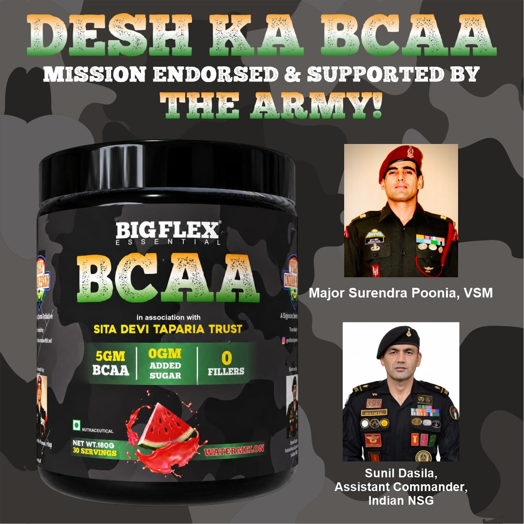 Bigflex Desh Ka BCAA Powder 5g Pure Bcaa Per Serving - Pack of 1