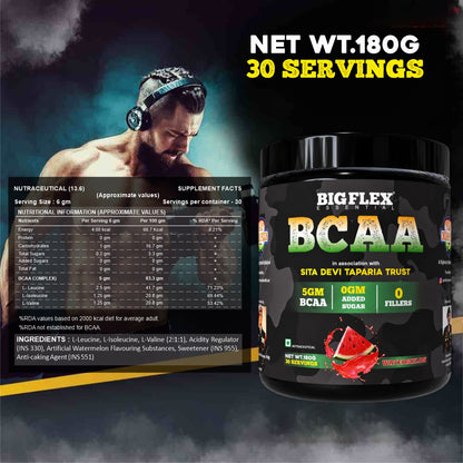 Bigflex Desh Ka BCAA Powder 5g Pure Bcaa Per Serving - Pack of 1