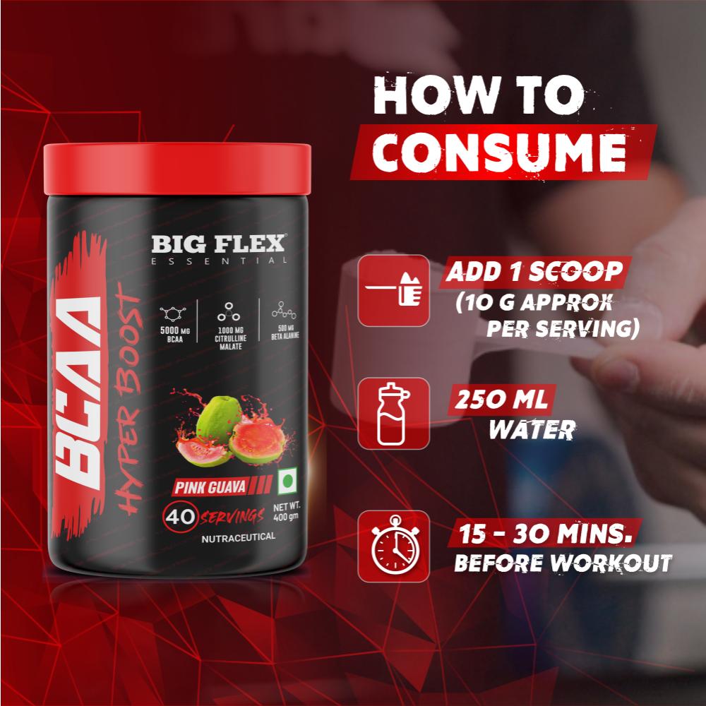 Bigflex Essential BCAA Hyperboost + Free Nuker Shaker