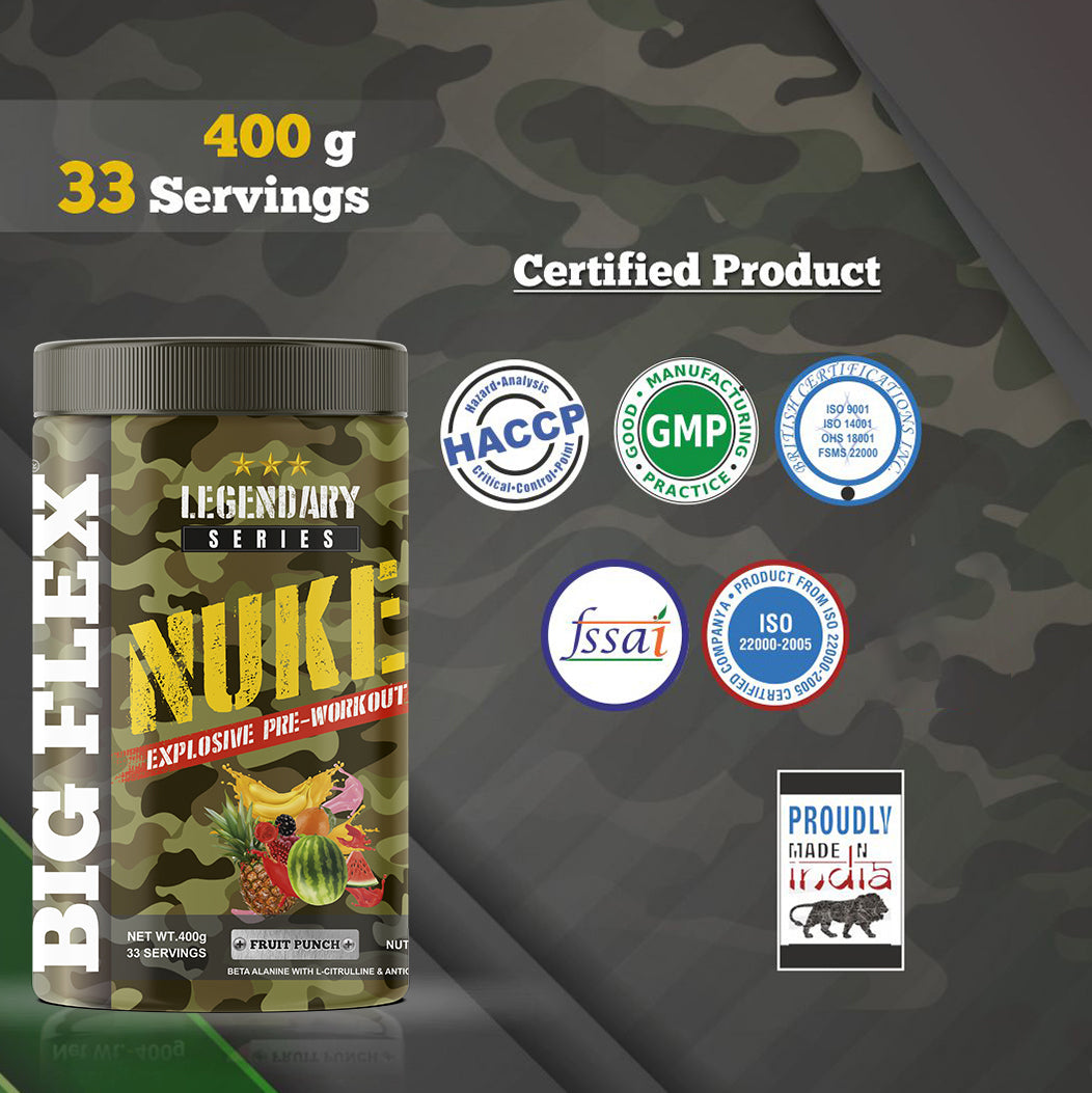 Bigflex Nuke Pre-workout Powder (400 Gm)