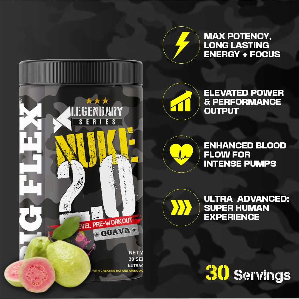 Bigflex Pre-Workout Nuke 2.0 Advanced Formulation