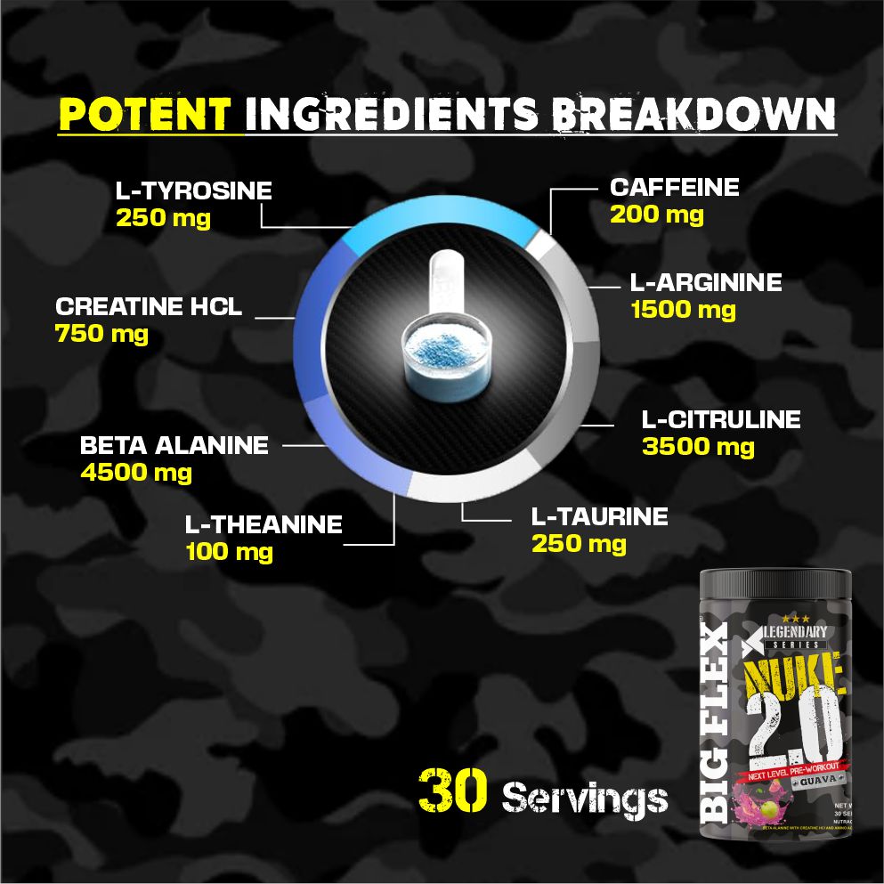 Bigflex Pre-Workout Nuke 2.0 Advanced Formulation