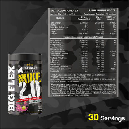 Bigflex Pre-Workout Nuke 2.0 Advanced Formulation