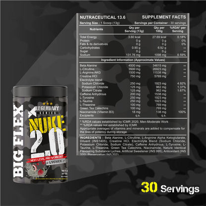 Bigflex Pre-Workout Nuke 2.0 Advanced Formulation