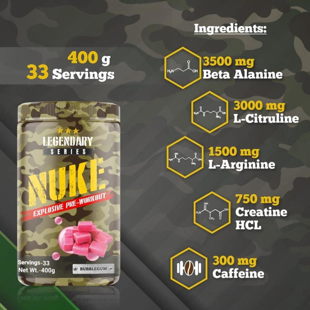 Bigflex Nuke Pre-workout Powder (400 Gm)