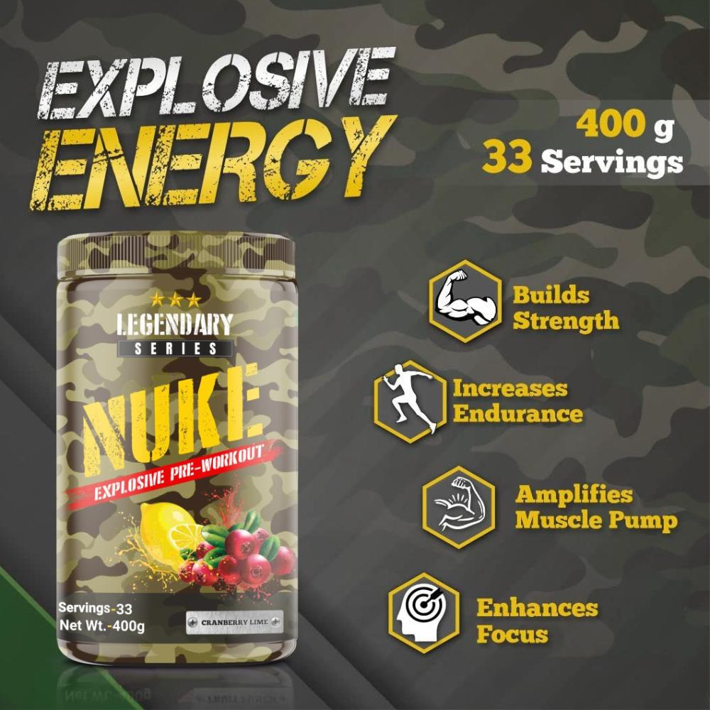 Bigflex Nuke Pre Preworkout Powder