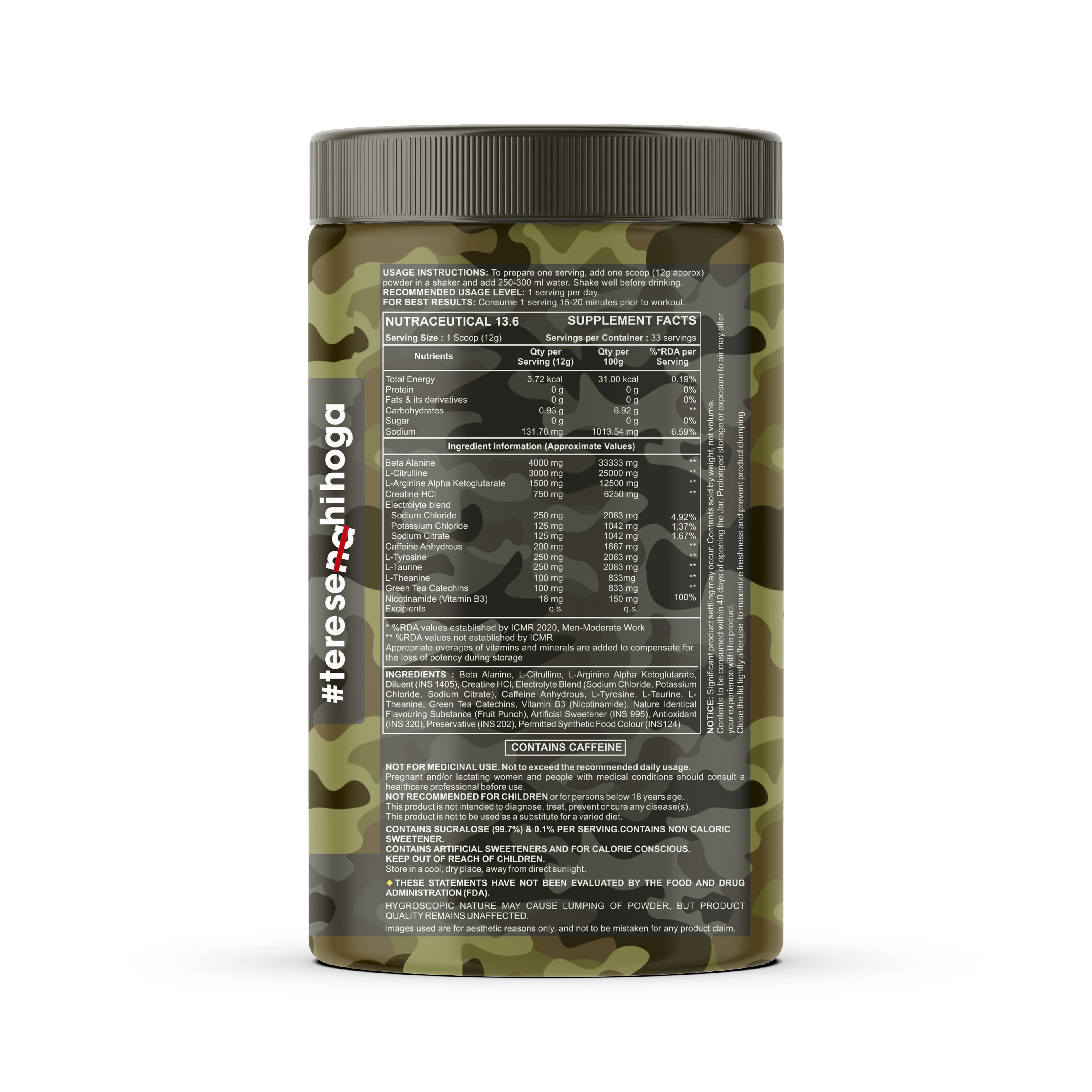 Bigflex Nuke Pre-workout Powder (400 Gm)